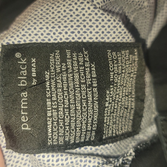 Brax Cooper black flat front pants 38 regular - Picture 4 of 7